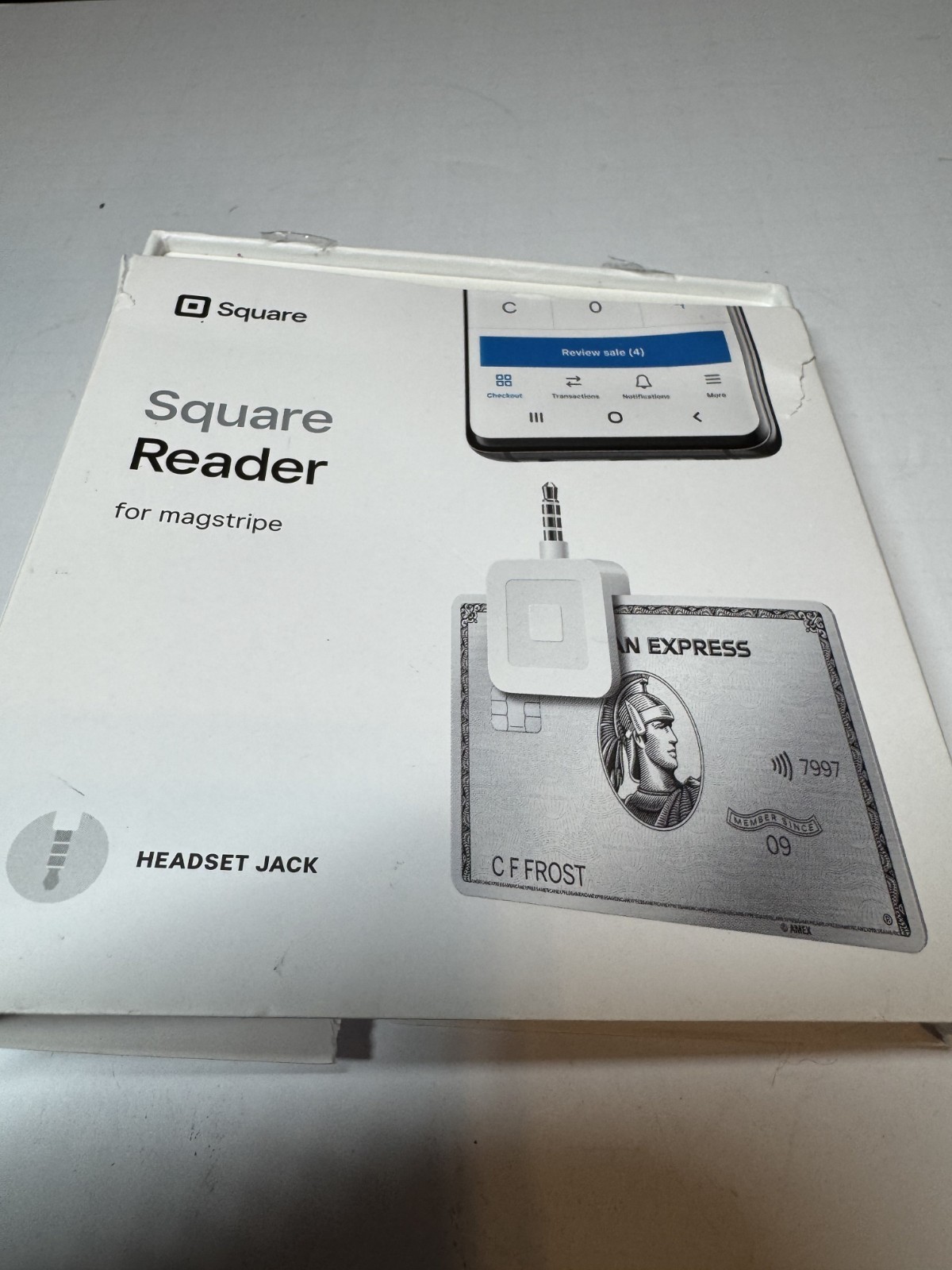 2 Square Reader for Contactless and Chip and Magstrip, Untested