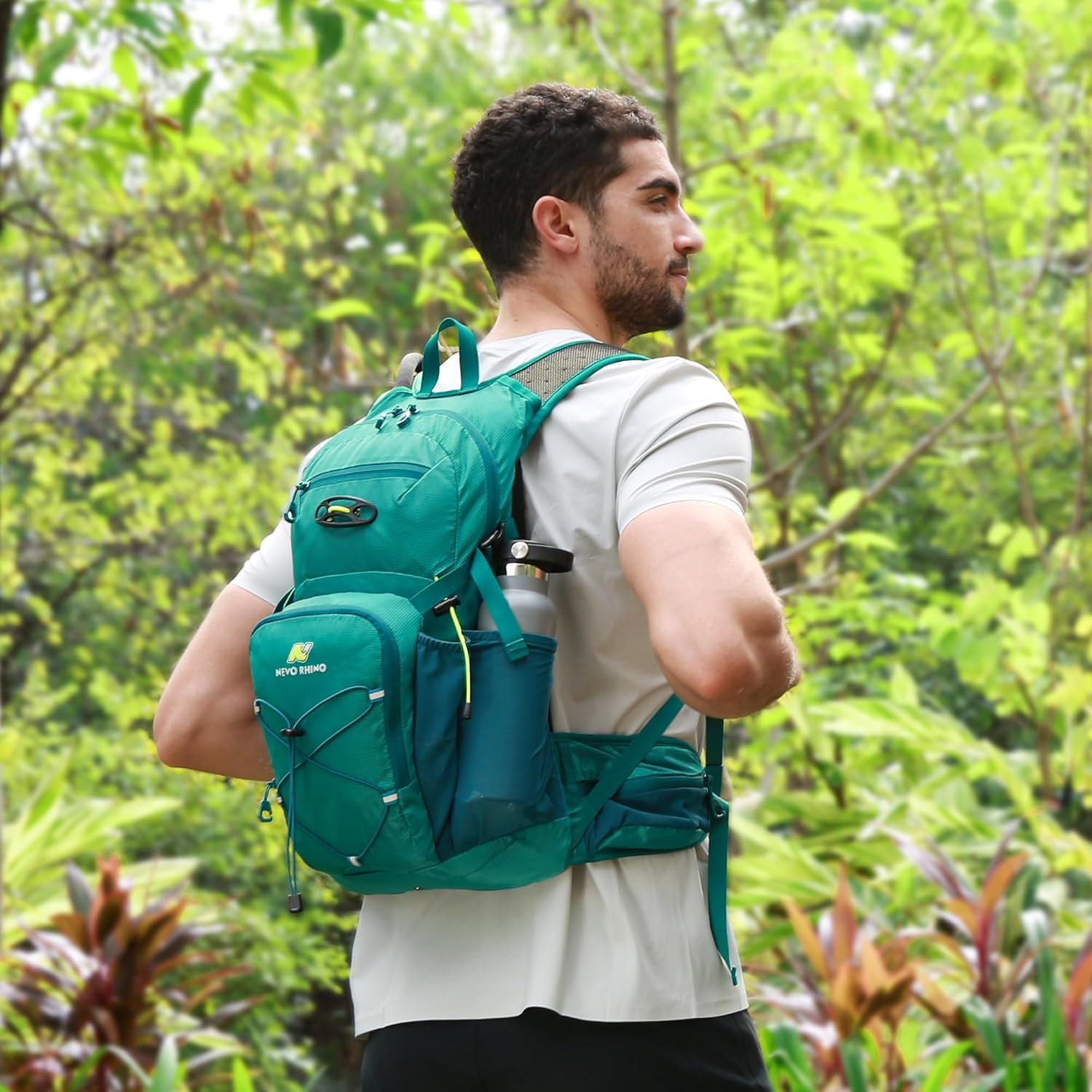 Hydration Backpack, 18L Multipurpose Hiking Backpack with 3L Water Bladder, Wate