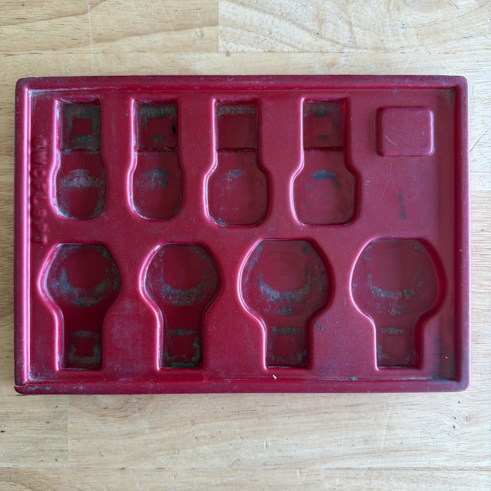 Matco Crowfoot Wrench Set Tray Organizer SAE WCFL Series 7/16" to 7/8" SWCFL8PT