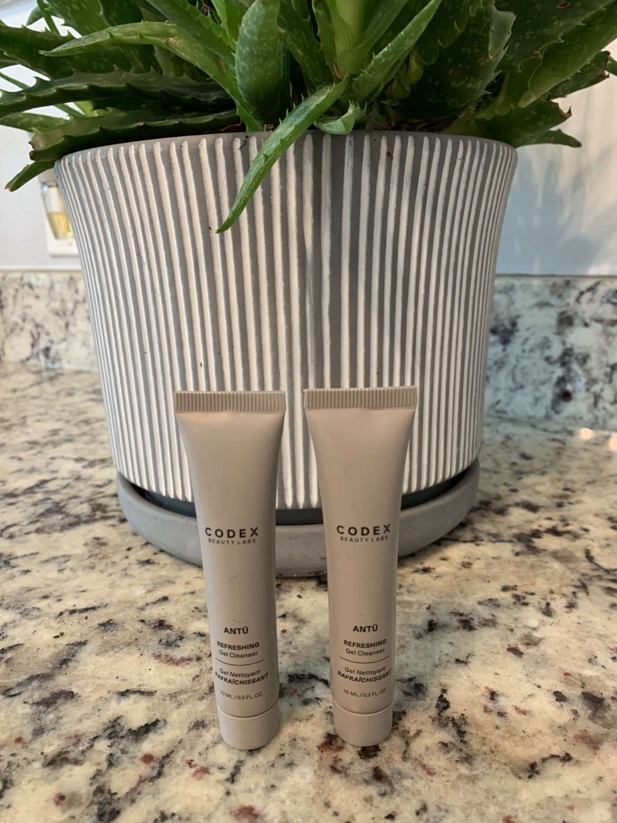 2xCODEX Beauty Lab Antu Refreshing Gel Cleanser Smooth Protect Skin .6 oz. Total
