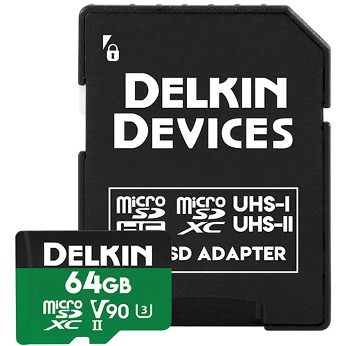 64GB Power MicroSD UHS-II (V90) - 300MB/s Read, 250MB/s Write, for 8K, 4K, 3D...