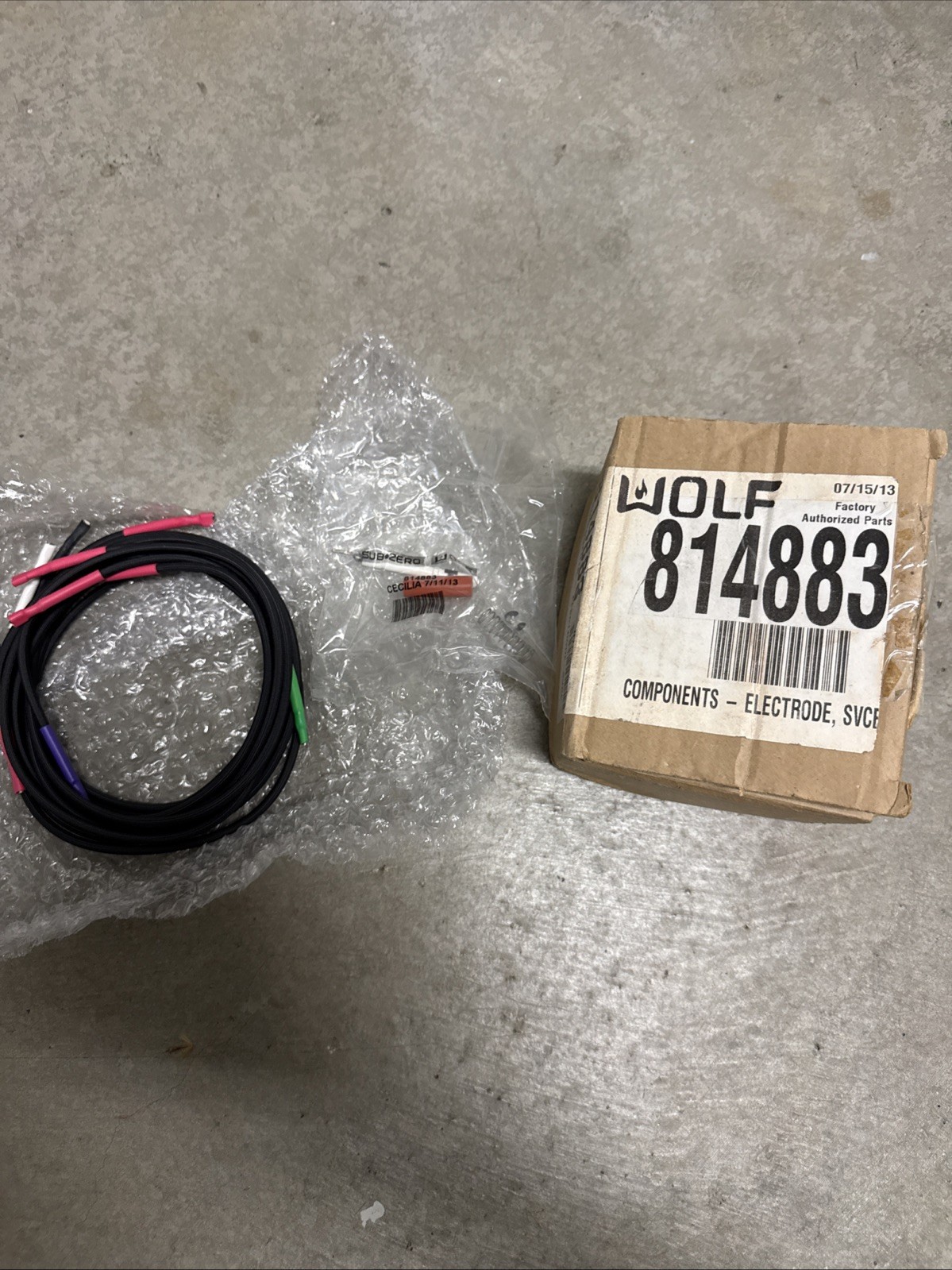 Wolf OEM Electrode Kit 814883
