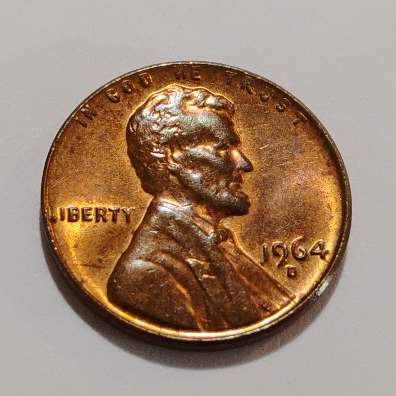 Error - 1964 D - RB - DDO - COPPER - 2