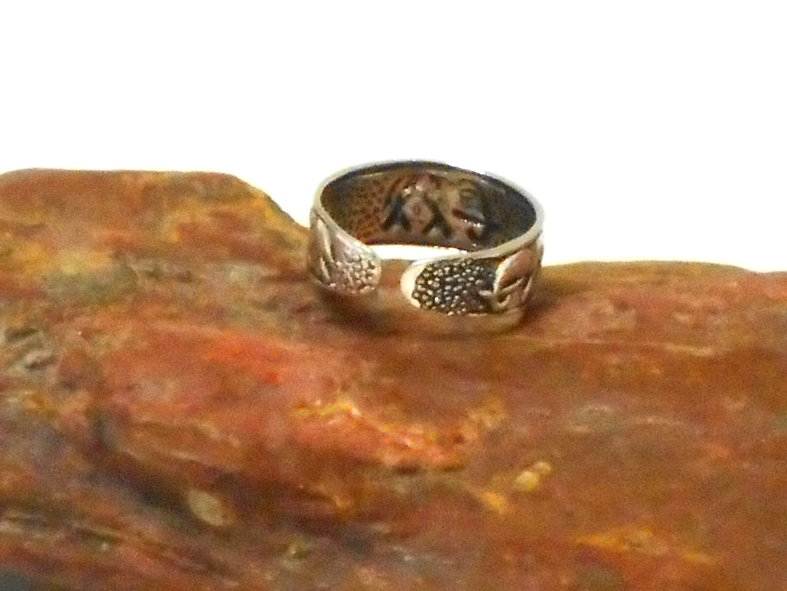 Adjustable Elephant TOE RING Sterling Silver 925