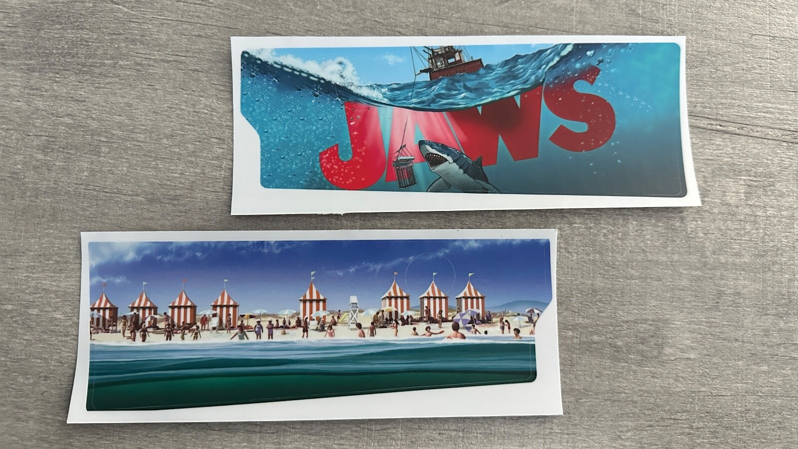JAWS Pinball Mod Apron Wall DECAL (Sold as a Pair)