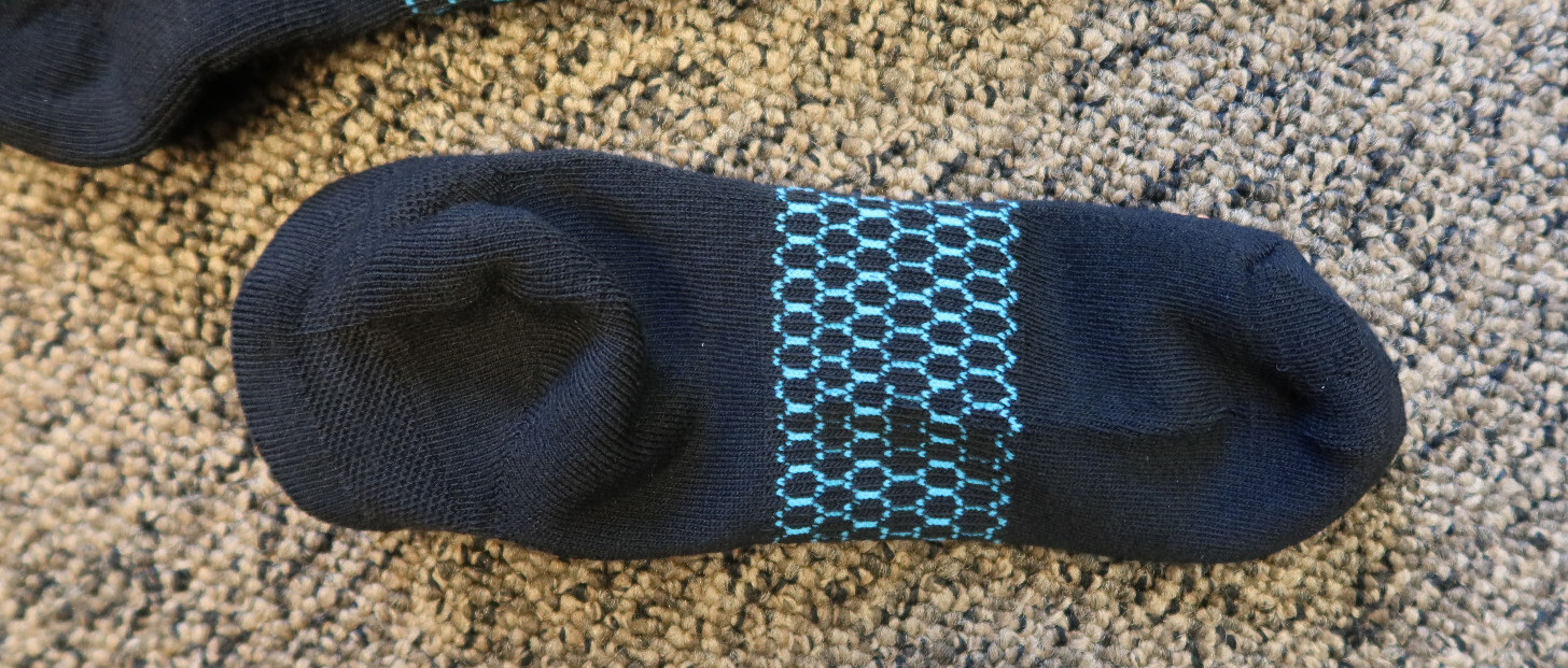 New Bombas Unisex Honeycomb Ankle Socks - BLACK - 6 Pairs - MEDIUM