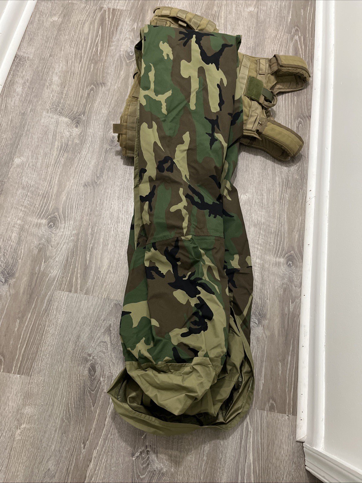 USGI MILITARY WOODLAND GORE-TEX BIVY SLEEPING BAG COVER 8465-01-445-6274 EXCEL.