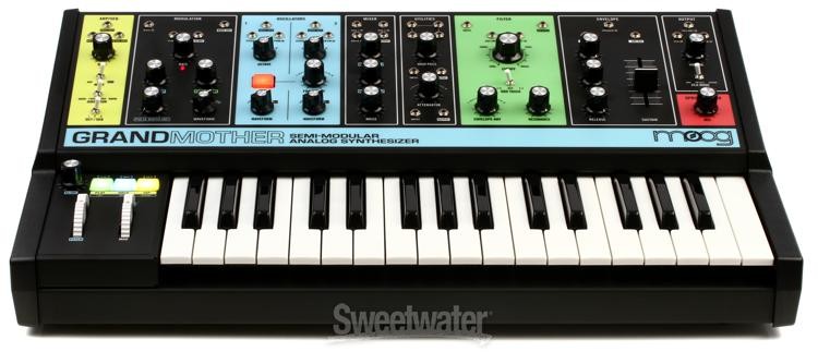 Moog Grandmother Semi-Modular Analog Synthesizer and Step Sequencer