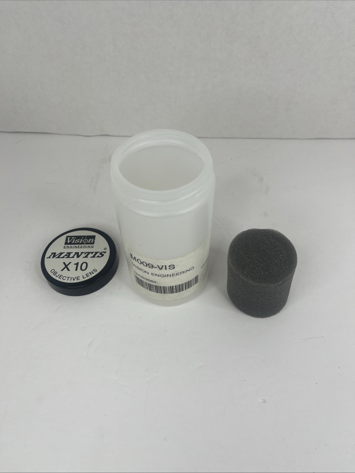 Vision Engineering Mantis X10 Objective Lens CONTAINER ONLY With Foam Insert