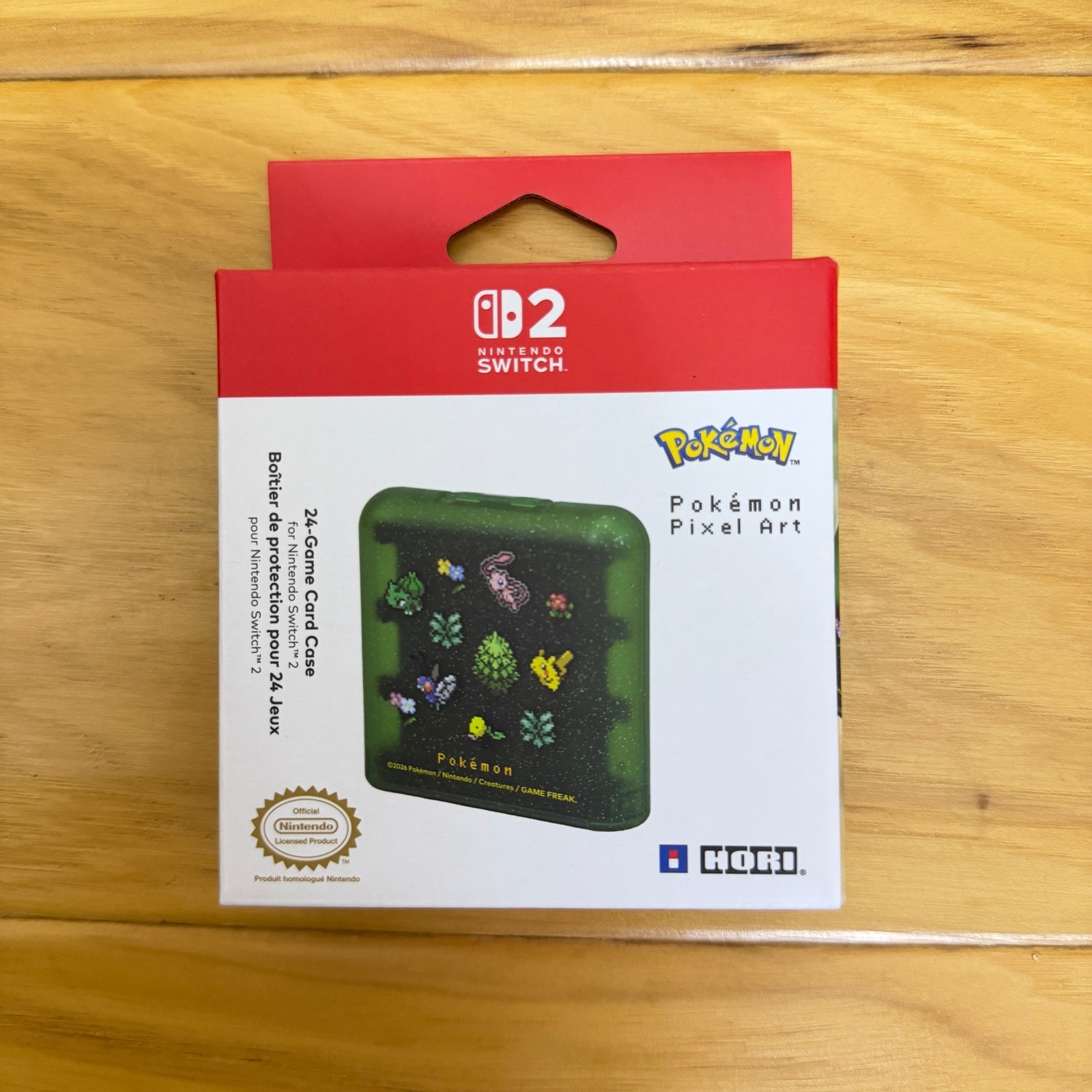 HORI Pokemon Pixel Art Bundle Nintendo Switch Wireless Controller Pouch Case NEW
