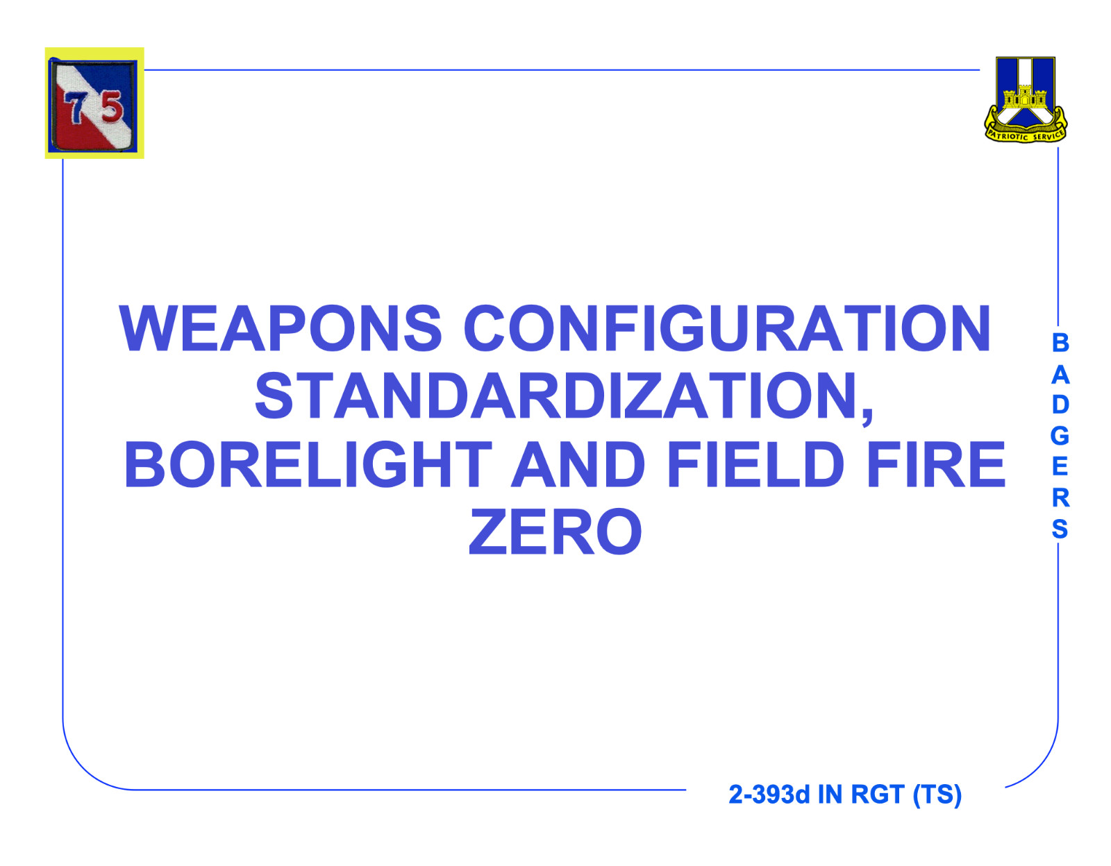 53 Page WEAPONS CONFIGURATION BORELIGHT BORESCOPE ZERO Presentation on Data CD