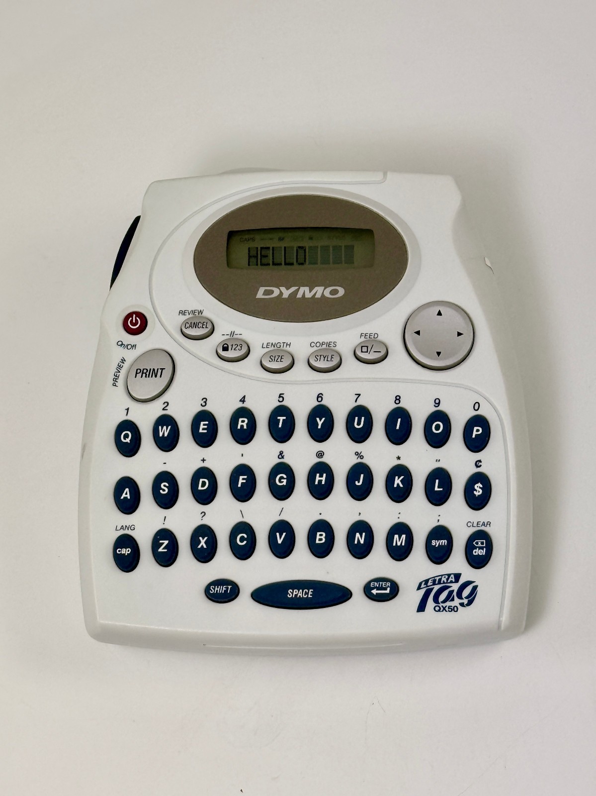 Dymo LetraTag QX50 Label Printer Machine Maker (See Description)