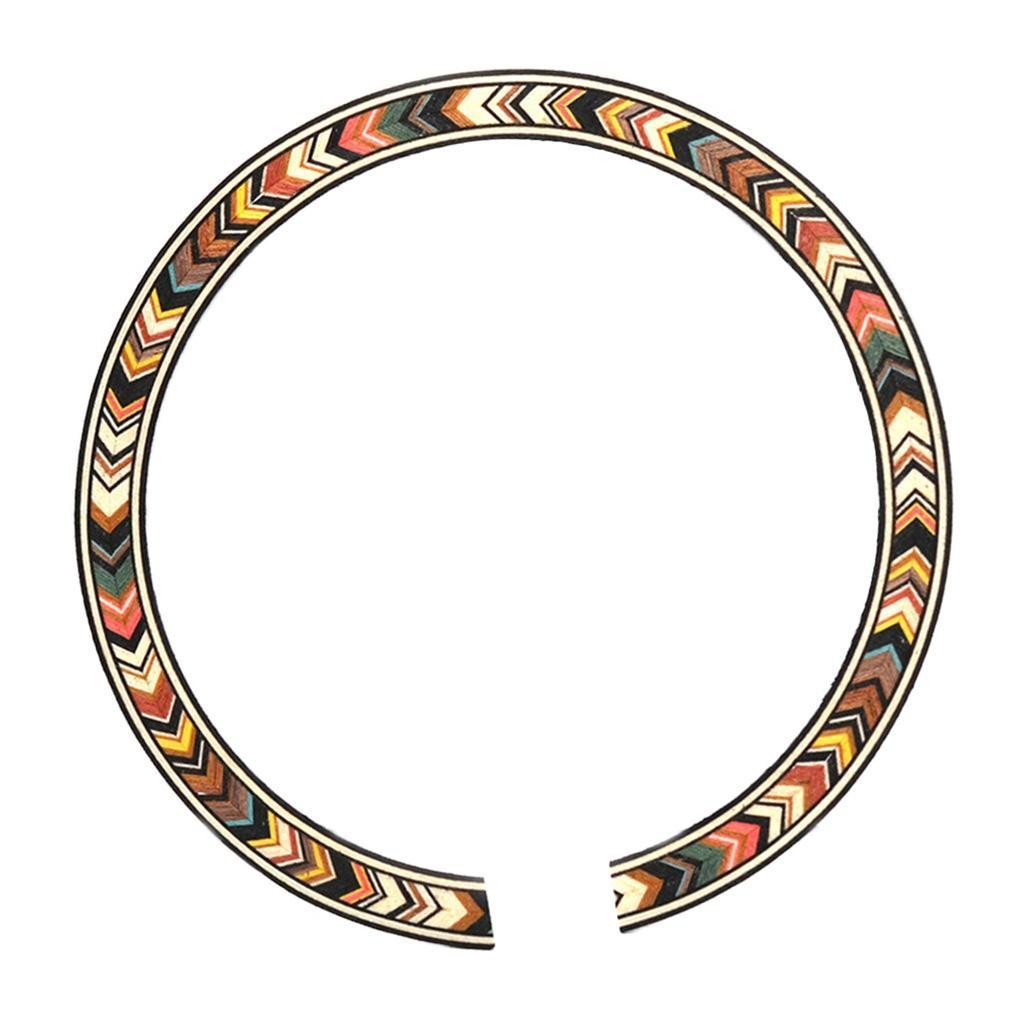 B-77 Acoustic Guitar Circle Rosette Soundhole Sticker For