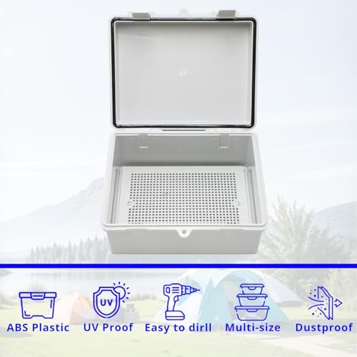 Small Junction Box Outdoor Electrical Watertight Plastic 8.6"*6.7"*4.3"