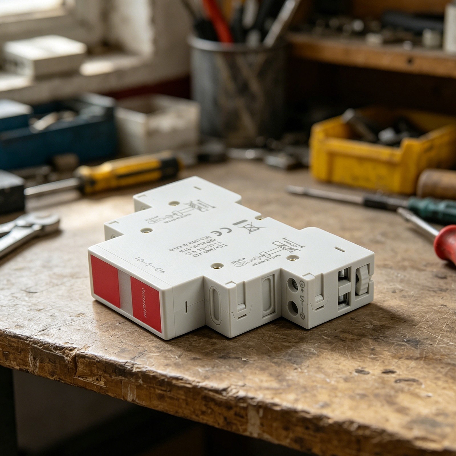 LED Display Voltage Meter for Din Rail Installation Supporting 11 310V DC Range