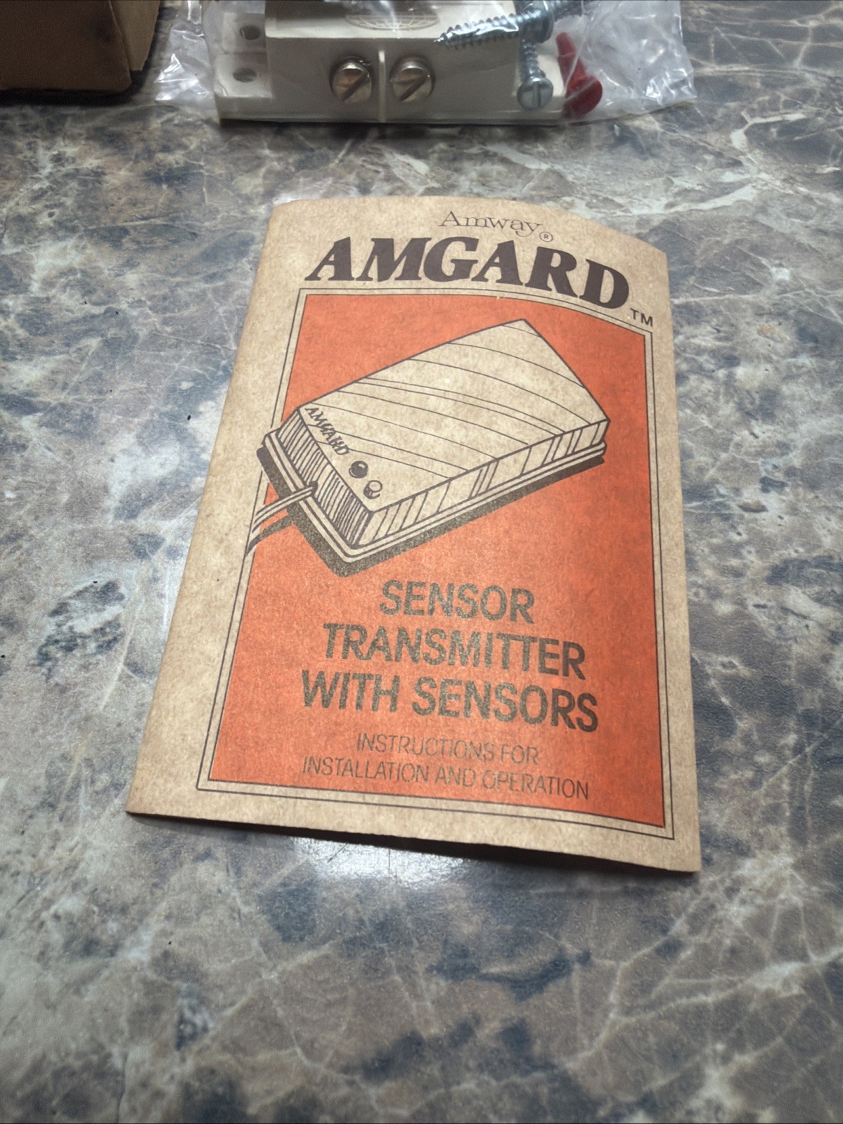Vintage Amway Amgard Sensor Transmitter With Sensor