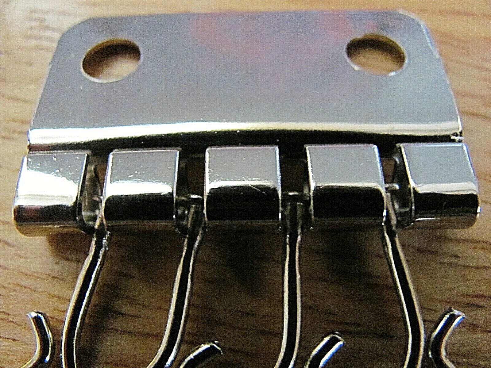 Leather Making Craft 10 Count Wallet Key Inserts -- Holds 4 Keys - Shiny Finish
