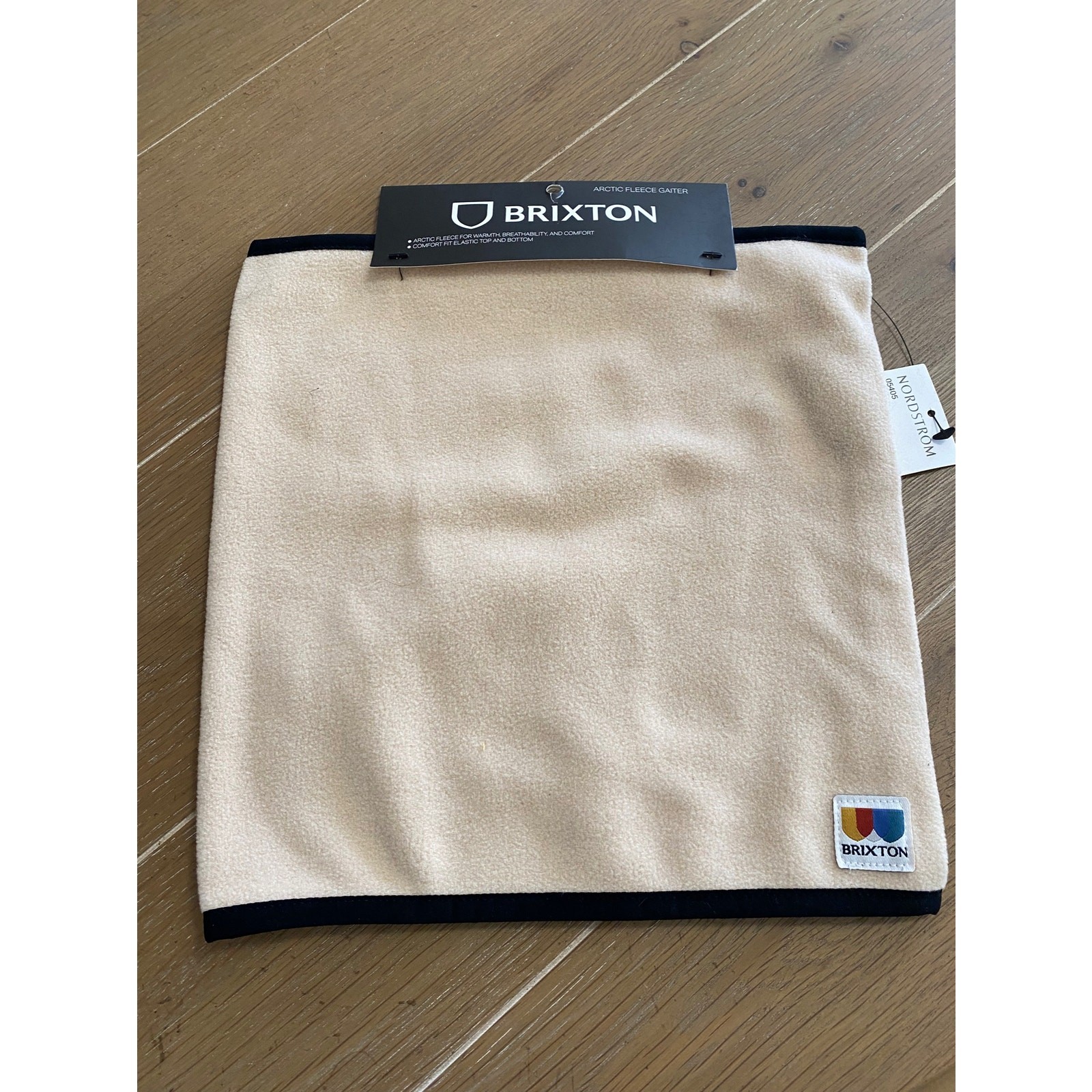 NWT Brixton arctic fleece gator cream and black