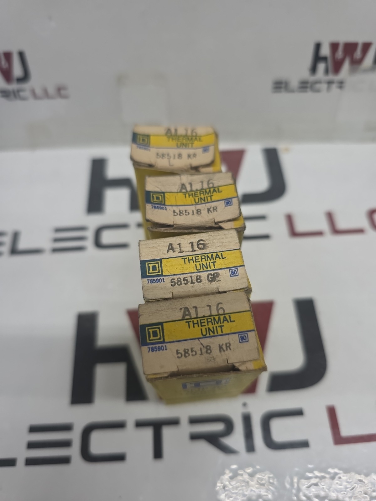 SQUARE D A 1.16 THERMAL OVERLOAD RELAY THERMAL UNIT NEW IN BOX LOT OF 3