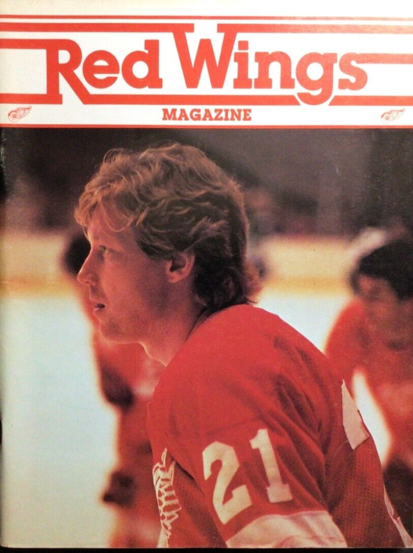 DETROIT RED WINGS ~ Program/Scorecard ~ 1980 ~ Dan Labraaten ~ REAL NICE SHAPE!!