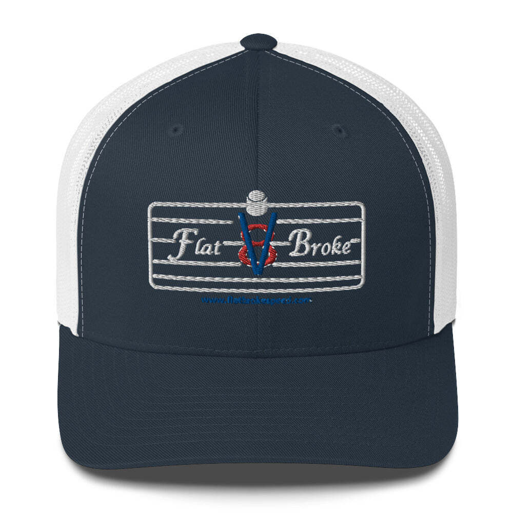 Trucker Cap - Flat Broke Ford Flathead V8