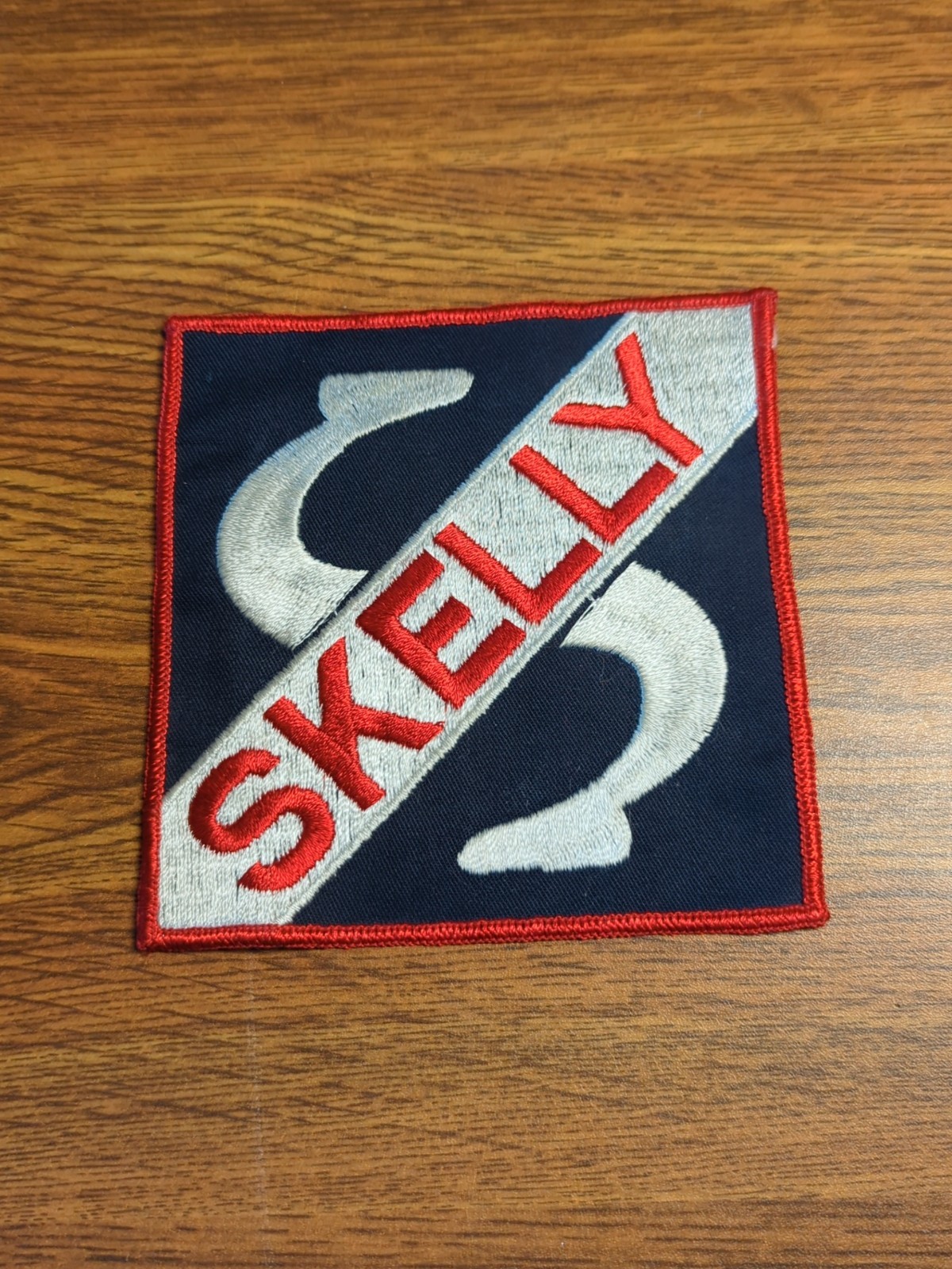 Vintage Skelly Gas And Oil Patch Original Gas Station Uniform NEW 5” X 5” Square