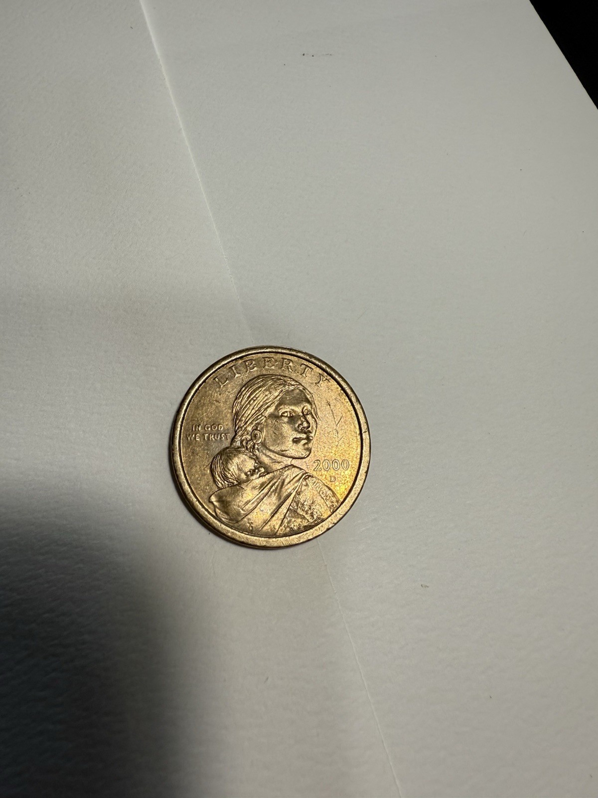 2000-D $1 Business Strike Sacajawea Dollar Coin