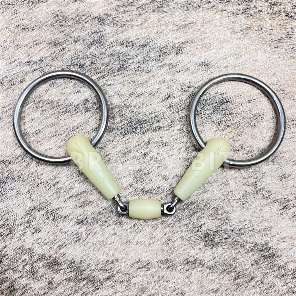 5.25" Happy Mouth Loose Ring Snaffle w/ Roller