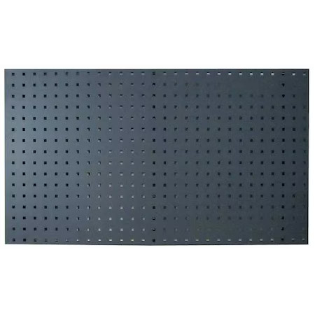 Square Hole Pegboard, 42-1/2X24, Gray, Pk2, 5Tpc7