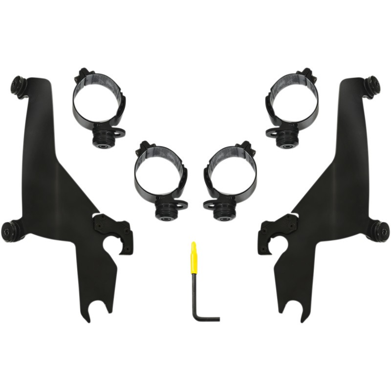 MEMPHIS SHADES Sportshield Trigger-Lock Complete Mount Kit - Black - MEB2047