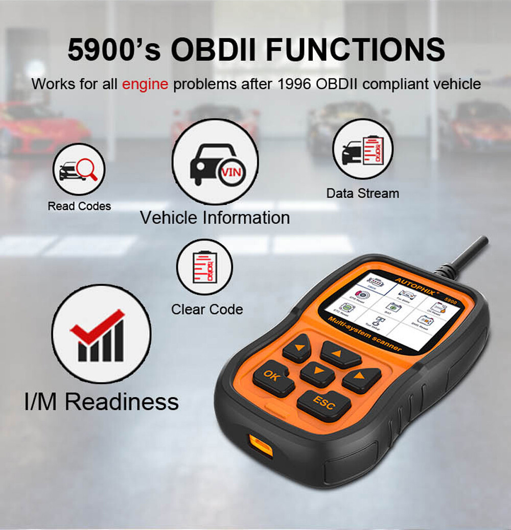 AUTOPHIX 5900 OBD2 Scanner Fit For BMW All System Diagnostic Tool Battery EPB