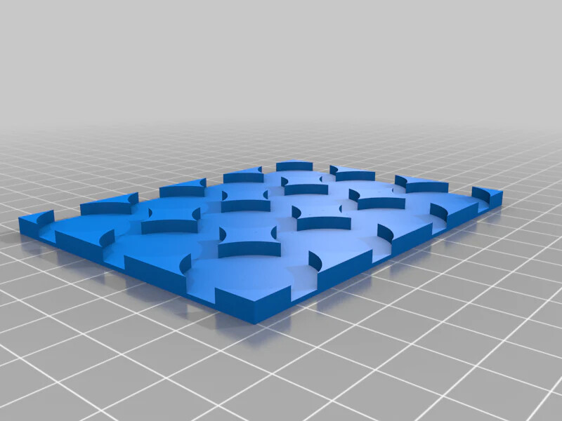 25mm Round To 25mm Square Base Conversion Movement Trays - old world compatible