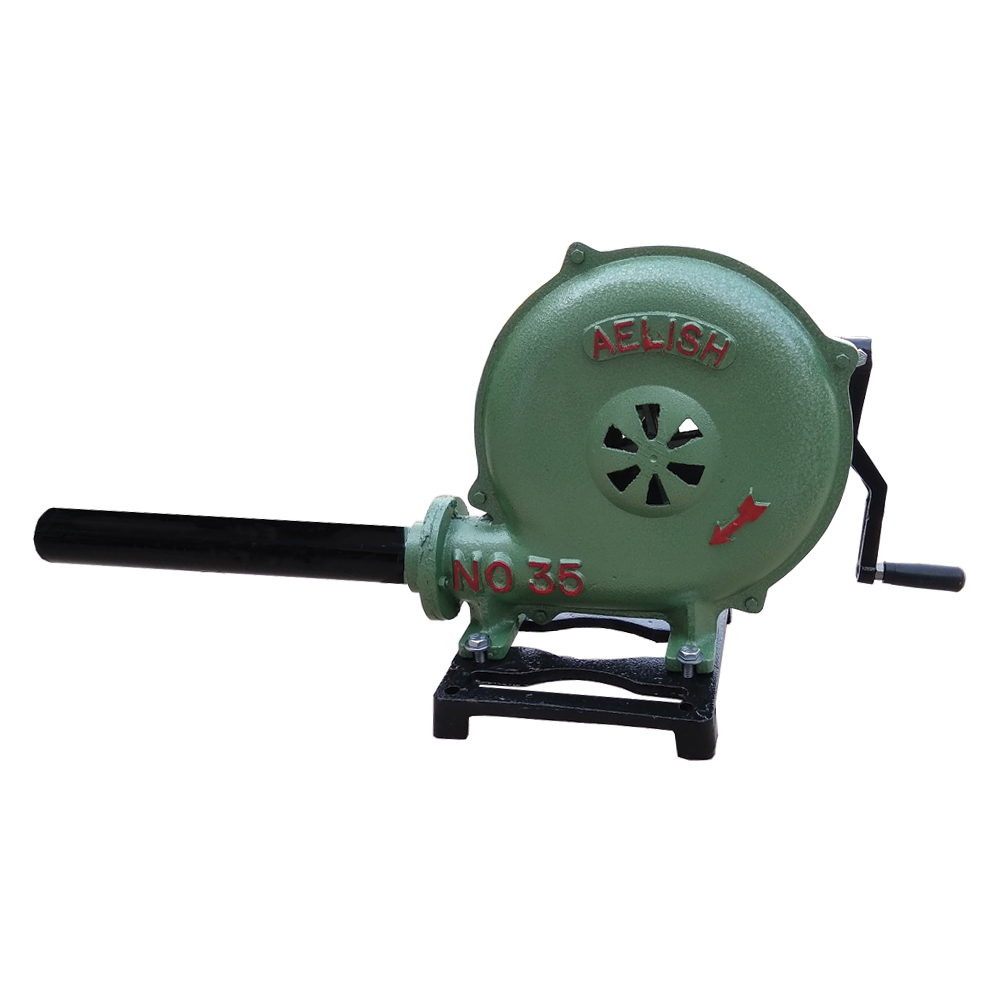 Heavy Duty Hand Crank Blacksmith Forge Blower, Manual Fan