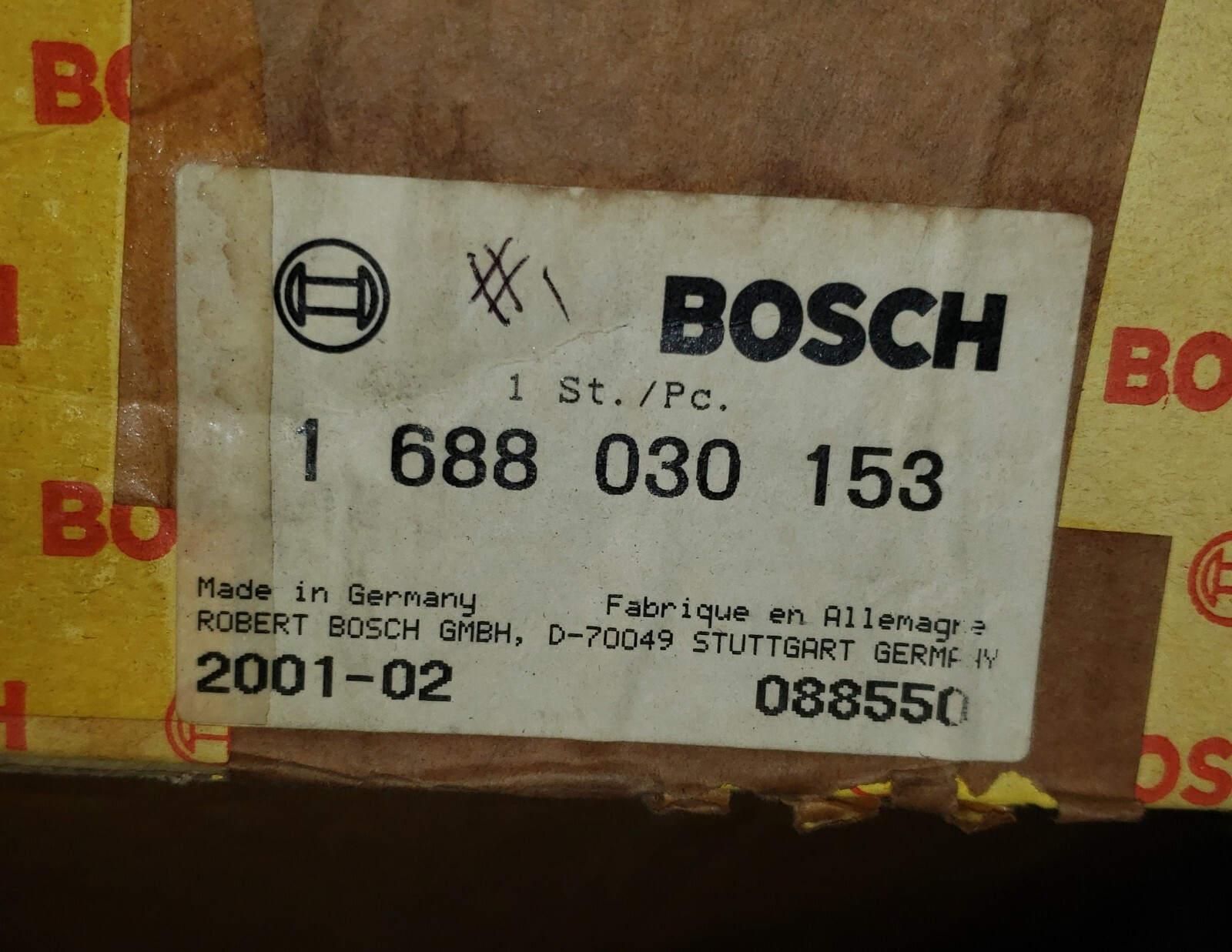 1 688 030 153 nos oem bosch diesel test bench mounting block