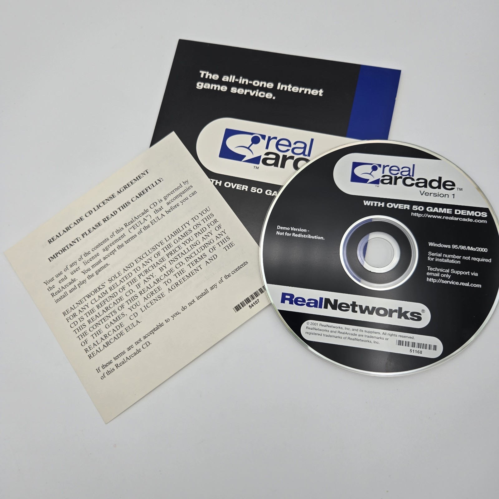 Cdrom Arcade Bundle WIN95/98 Real Arcade...