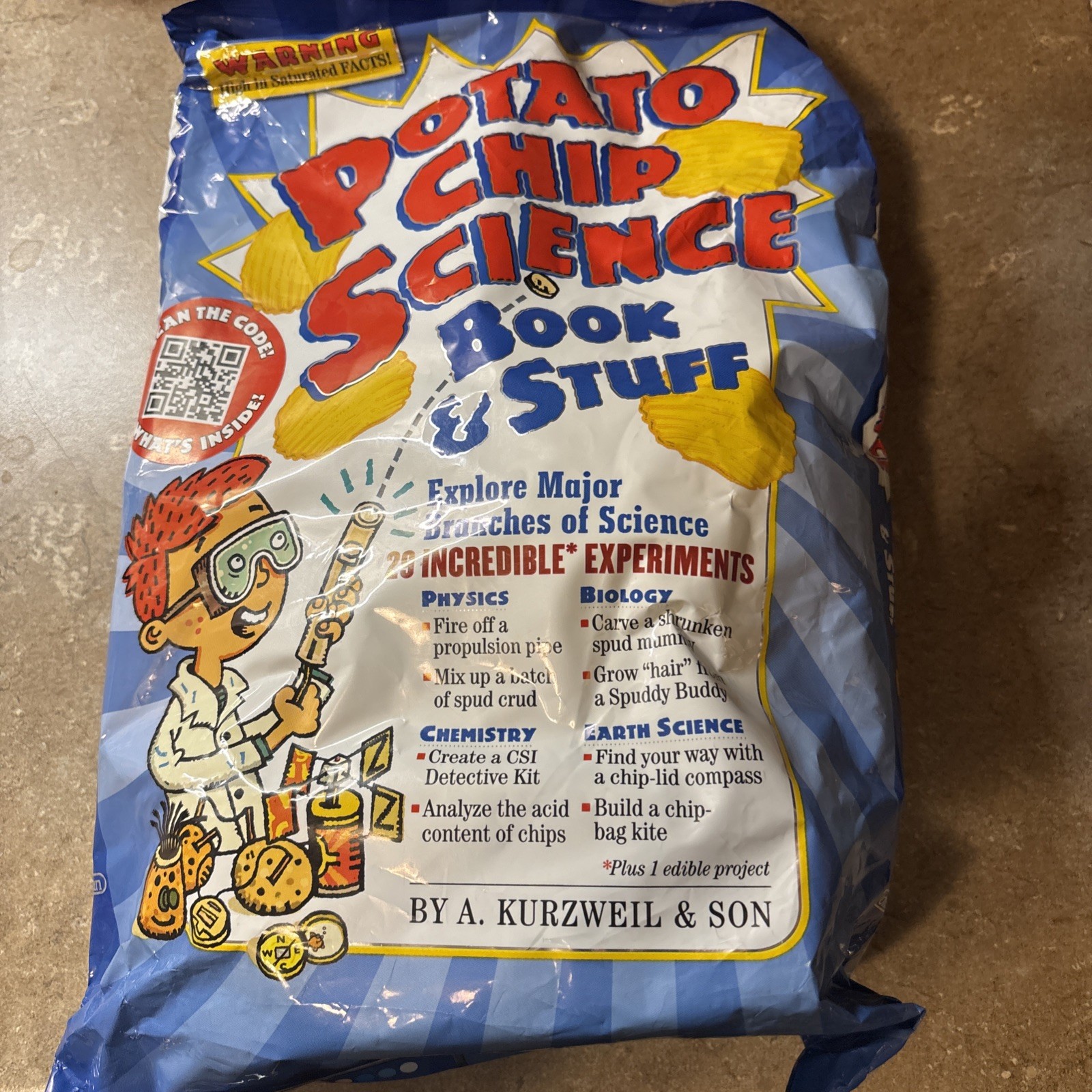 Potato Chip Science Book & Stuff: Explore Science With 29 Experiments/Book