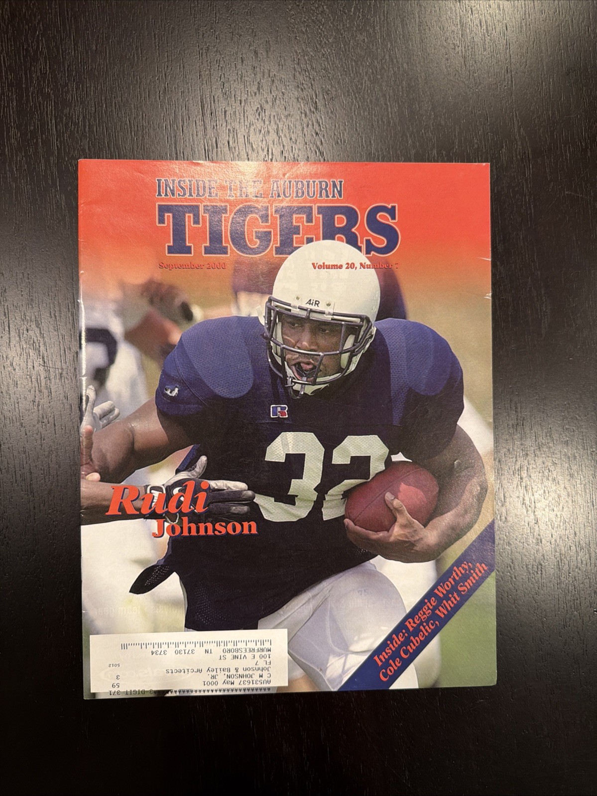Inside The Auburn Tigers 2000 Rudi Johnson