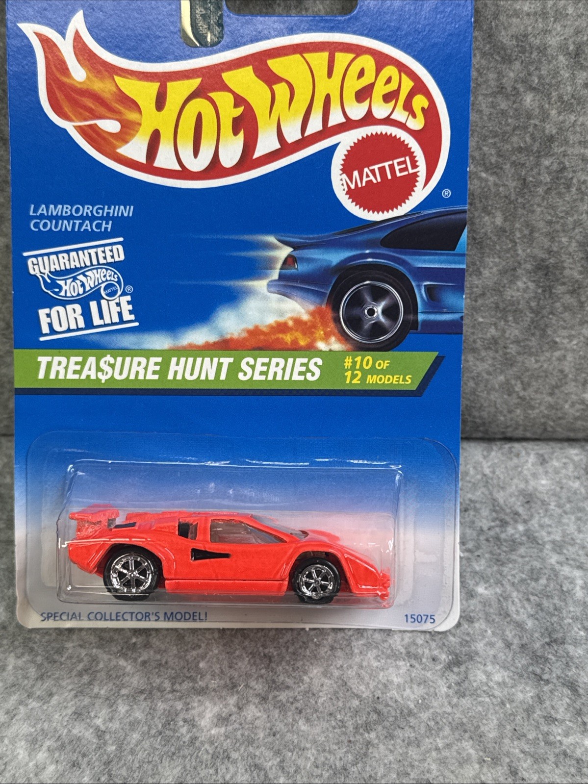 1996 Hot Wheels Lamborghini Countach Treasure Hunt Series 10 of 12 Orange #15075