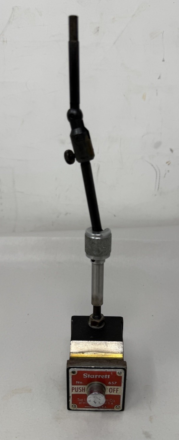 Starrett No. 657AA Magnetic Base 657 Complete