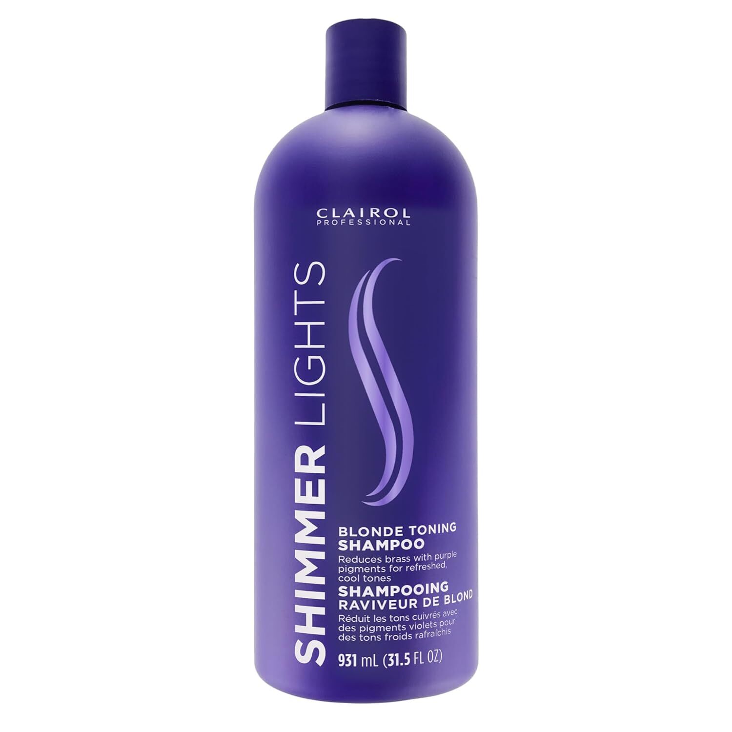 Clairol Shimmer Lights Shampoo for Blonde and Silver Hair, 31.5 Fl Oz