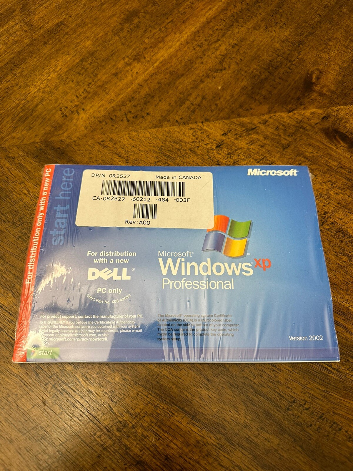 Microsoft Windows XP Professional Service Pack 1a Dell Reinstallation CD