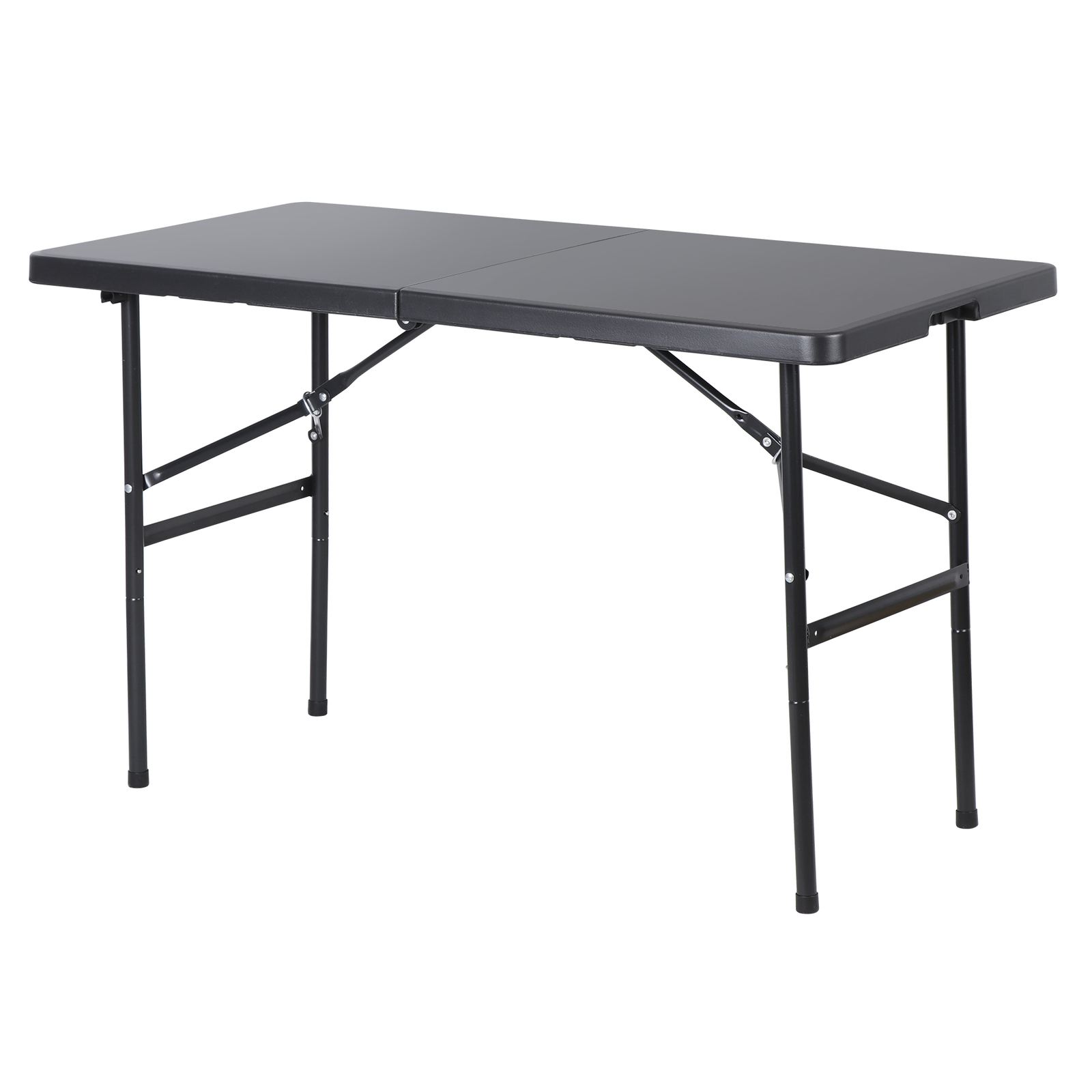 4 FT Folding Table Plastic Portable Tables for Dining Parties Card Wedding BBQ