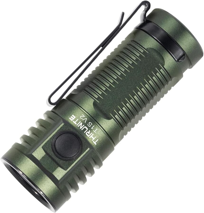 ThruNite T1S V2 Magnetic  C Rechargeable Flashlight, 1212 Lumen, green CW