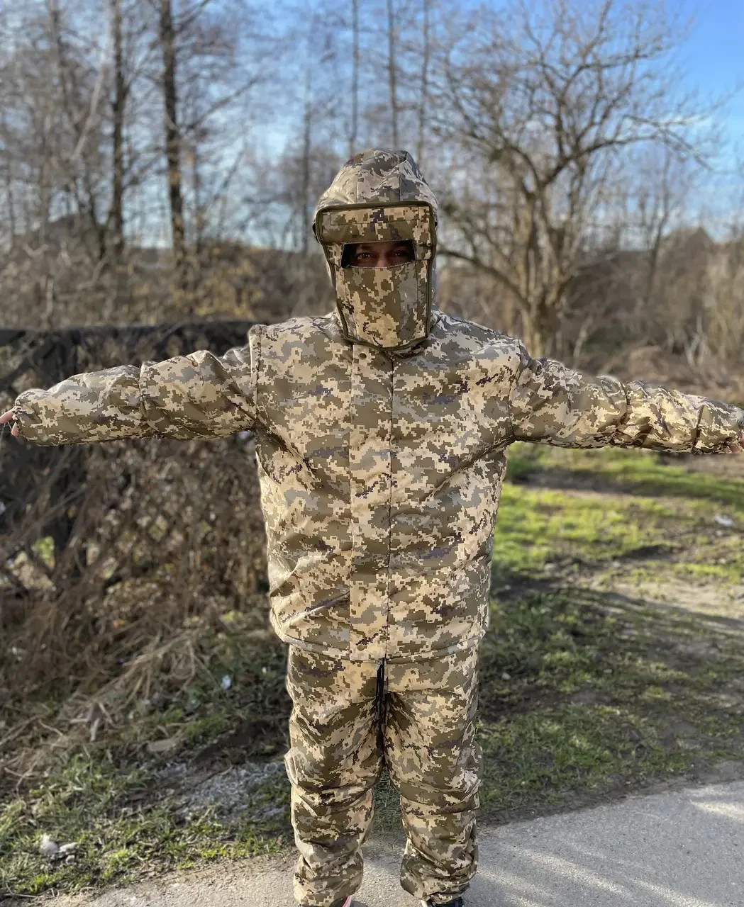 Anti-thermal imager "Pixel" suit anti thermal imaging💛💙