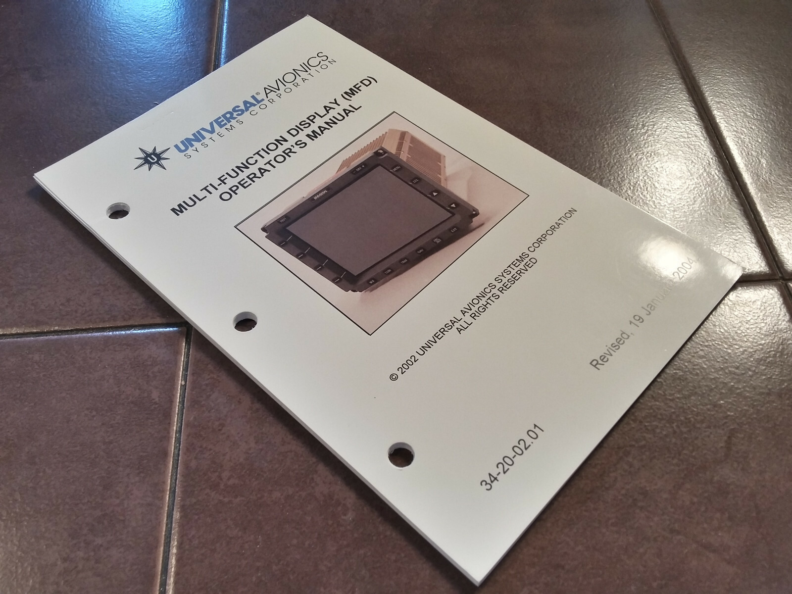 Universal MFD Multi-Function Display Operator's Manual