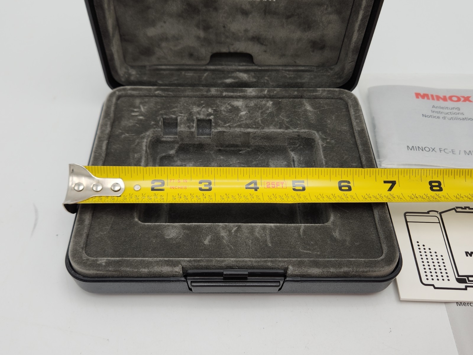 Box ONLY - Minox 35 GT-E Plastic Display Case for Subminiature Camera Germany