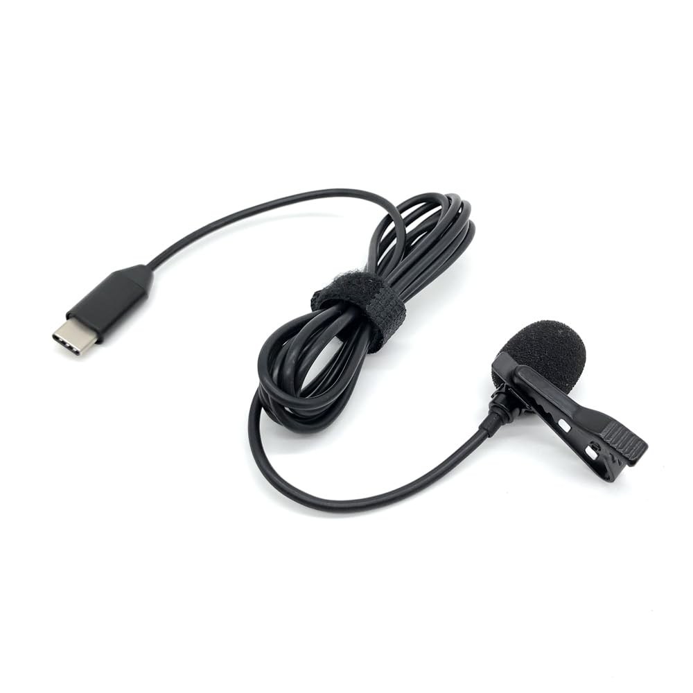 Hooshion Lavalier Microphone for Insta 360 Ace/Ace Pro, Type-C Interface Reco...