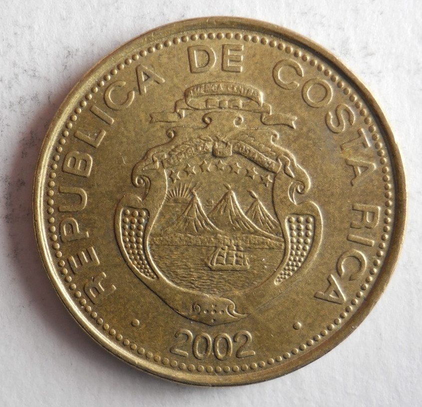 2002 COSTA RICA 50 COLONES - Collectible Coin - FREE SHIP - Bin #701