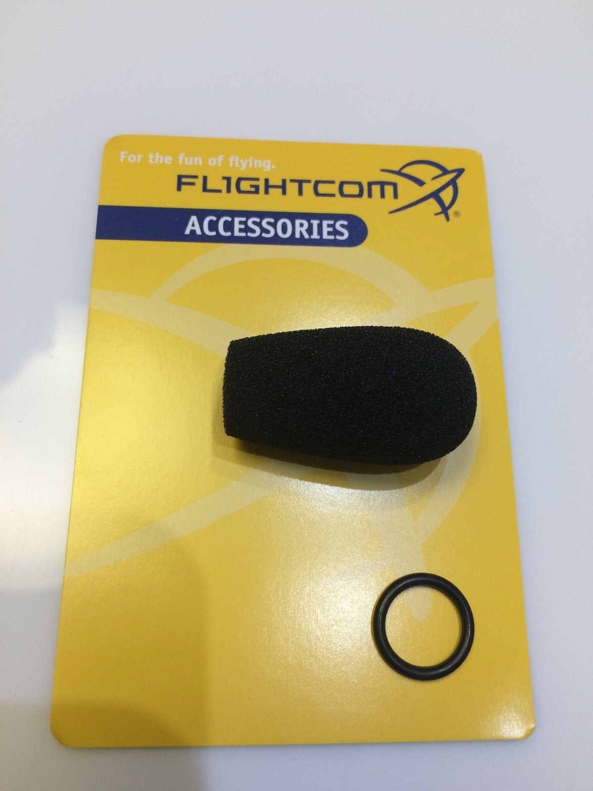 NEW FLIGHTCOM AVIATION MIKE MUFF WIND SCREEN for the F20 1 pack p/n 103-0607-21