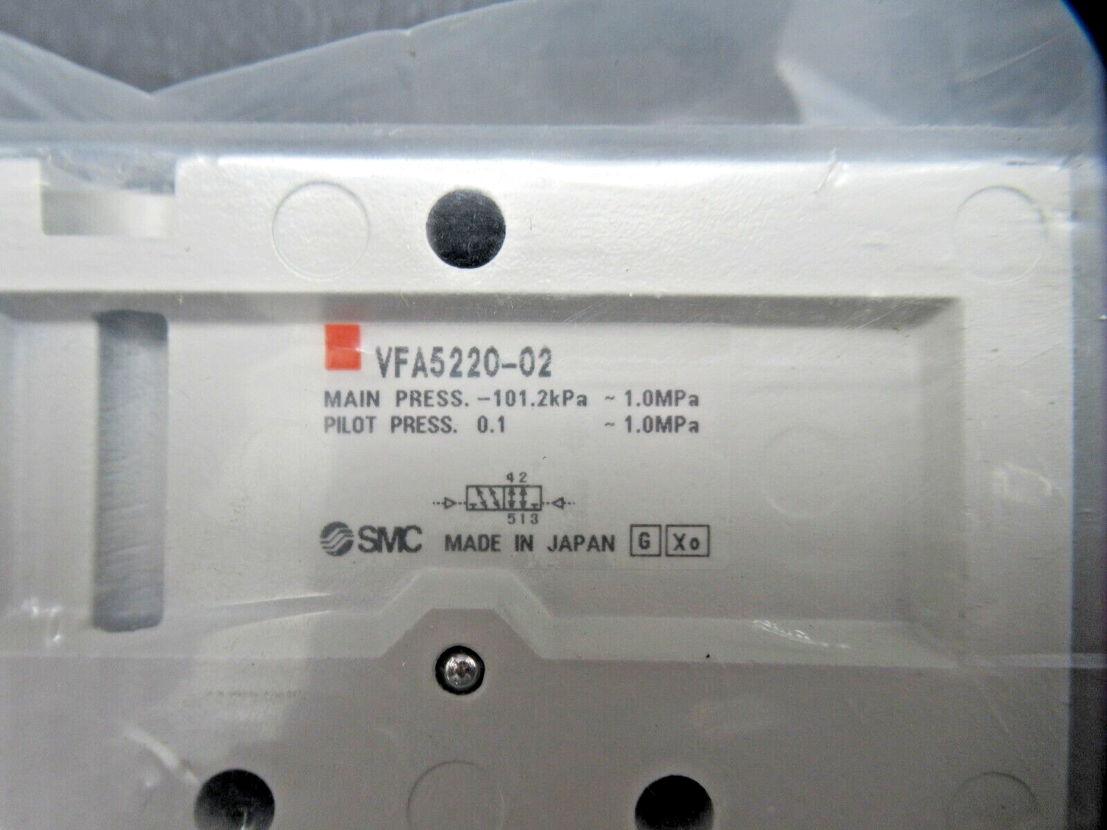 SMC VFA5220-02 Air Pilot Valve **NEW**